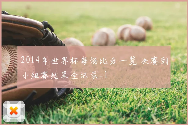 2014年世界杯每场比分一览 决赛到小组赛结果全记录_1